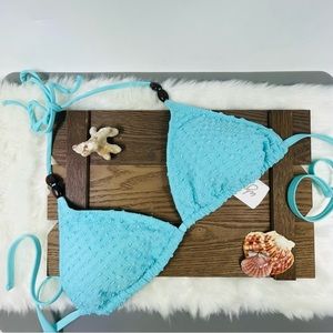 Heidi Klein Bikini Top Blue